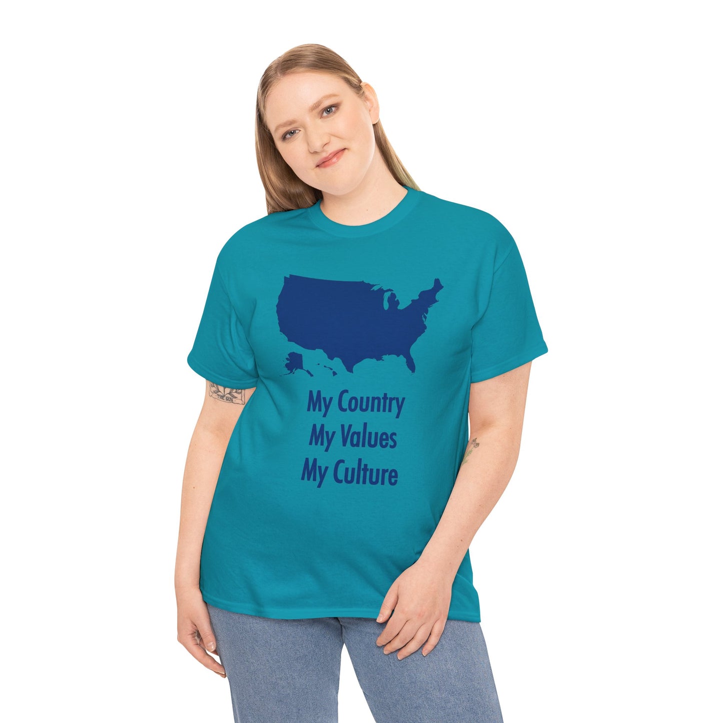 My Country My Values | Patriotic T-Shirt for Proud Americans