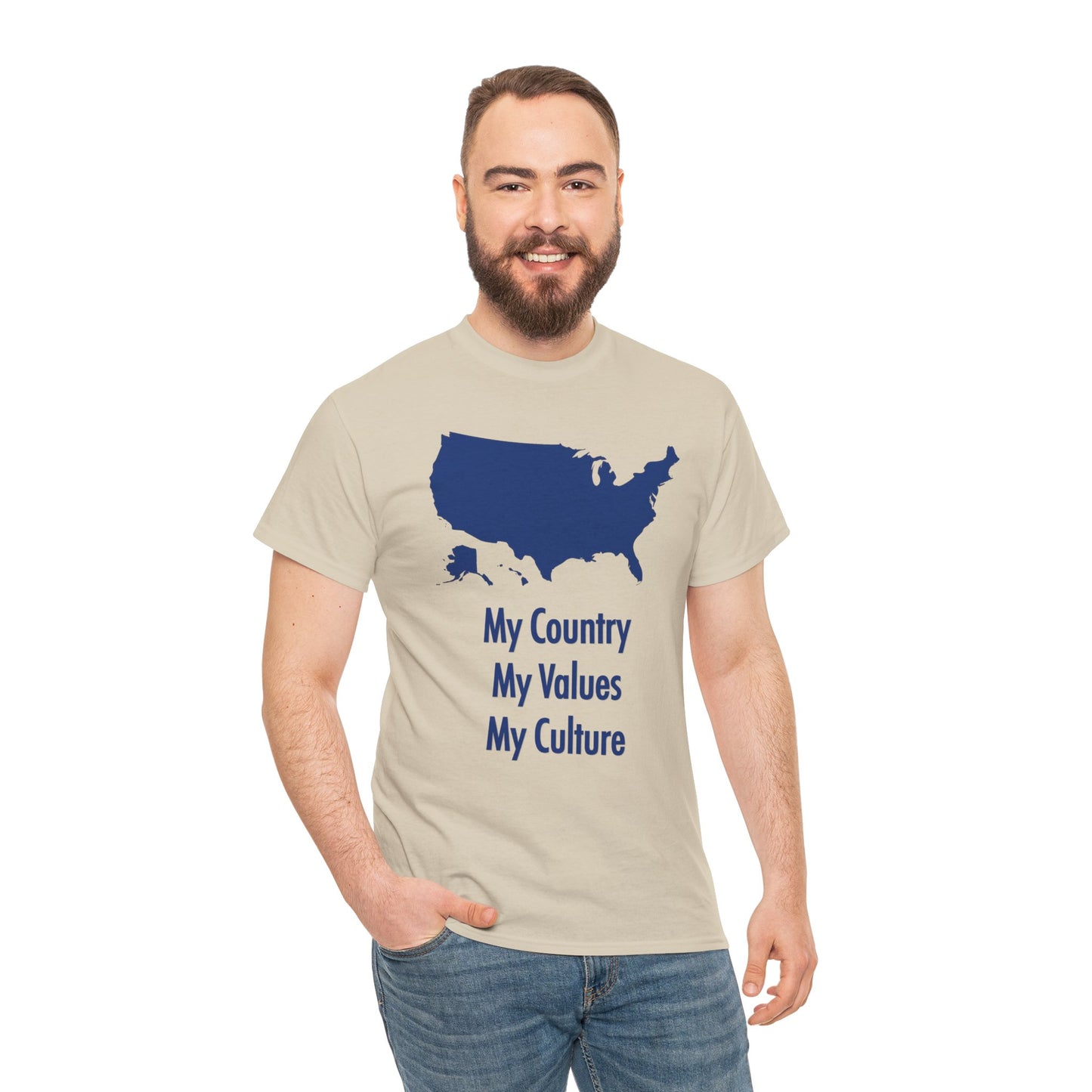 My Country My Values | Patriotic T-Shirt for Proud Americans