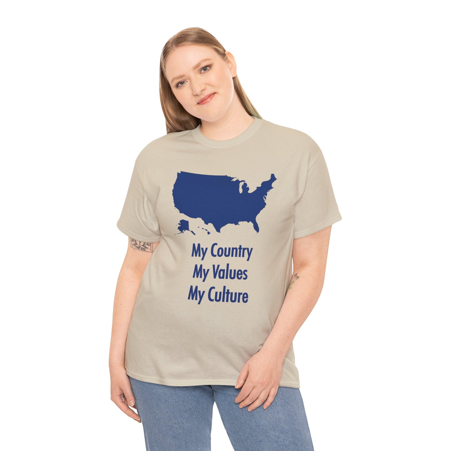 My Country My Values | Patriotic T-Shirt for Proud Americans