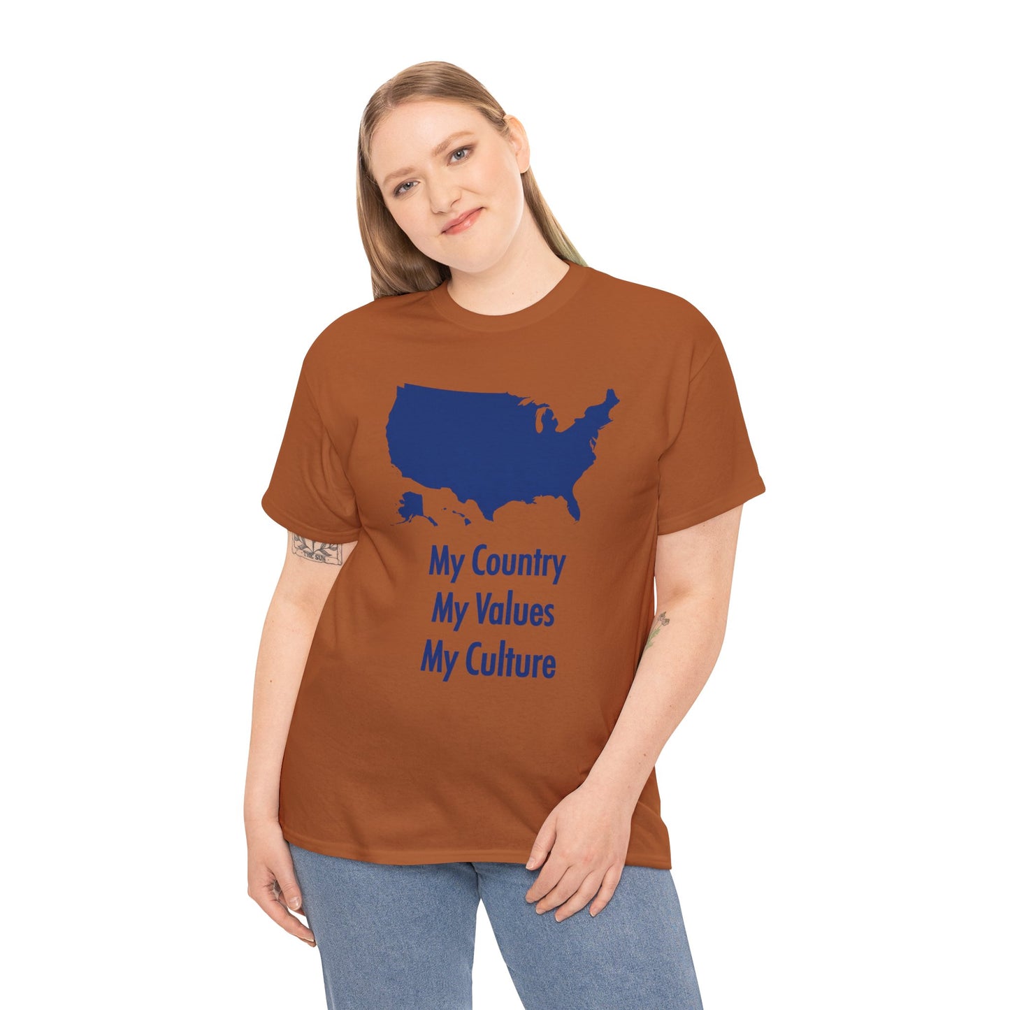 My Country My Values | Patriotic T-Shirt for Proud Americans