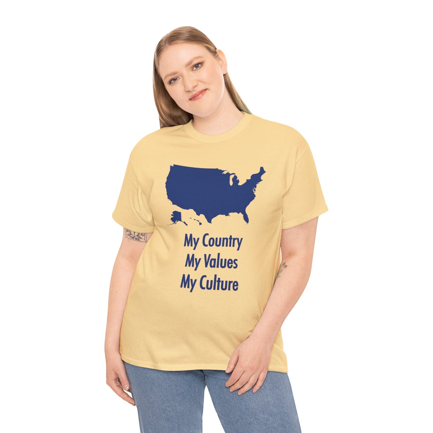 My Country My Values | Patriotic T-Shirt for Proud Americans