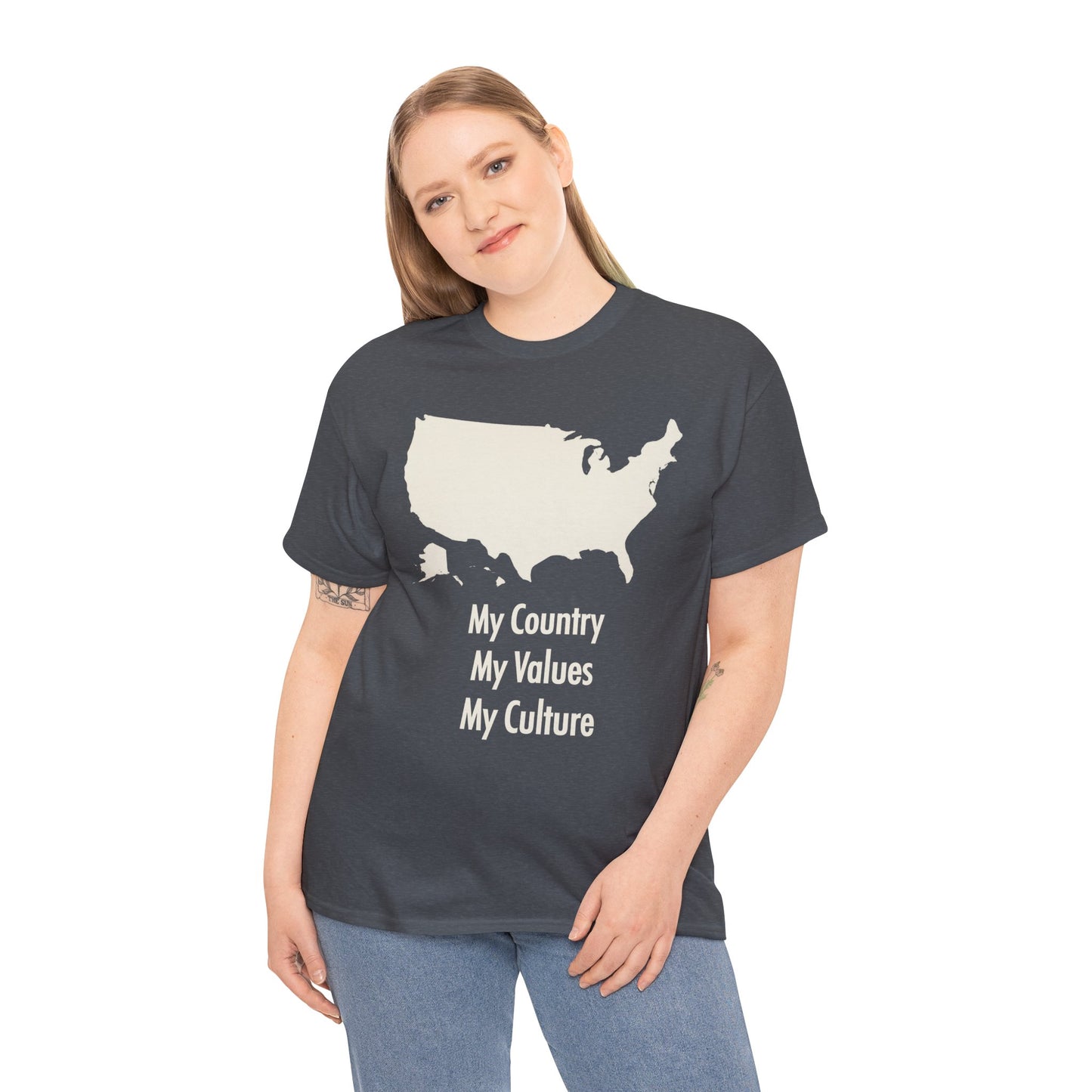 My Country My Values | Patriotic T-Shirt for Proud Americans
