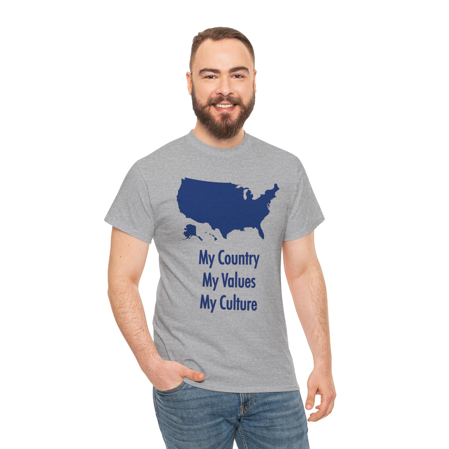 My Country My Values | Patriotic T-Shirt for Proud Americans