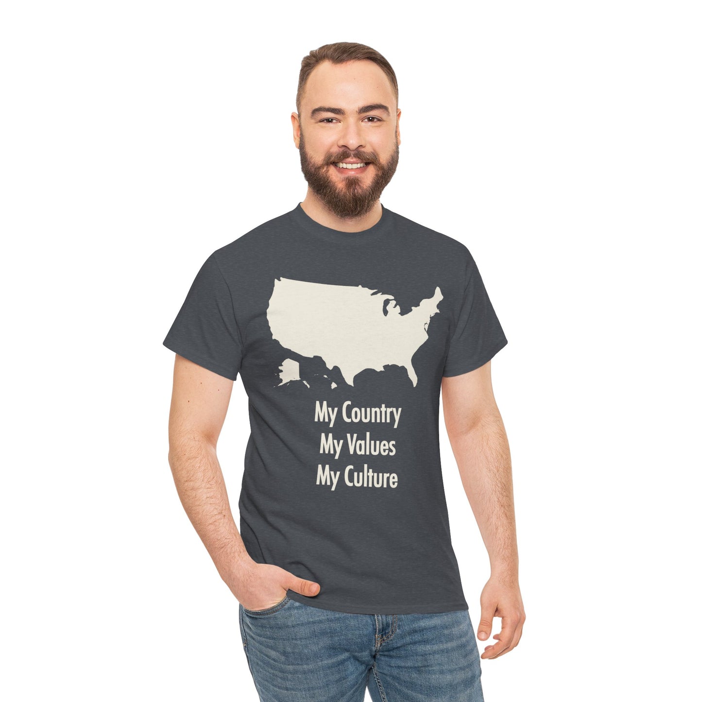 My Country My Values | Patriotic T-Shirt for Proud Americans