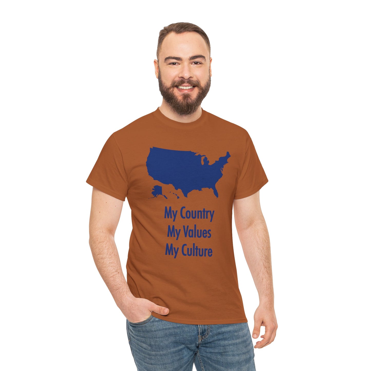 My Country My Values | Patriotic T-Shirt for Proud Americans