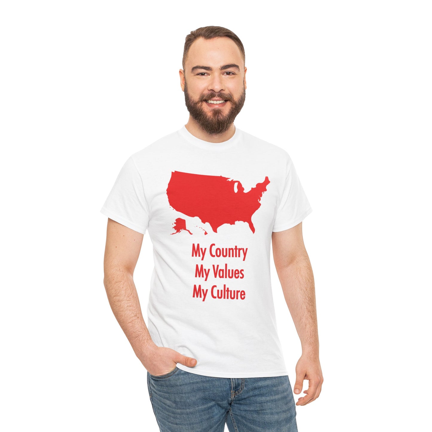 My Country My Values | Patriotic T-Shirt for Proud Americans