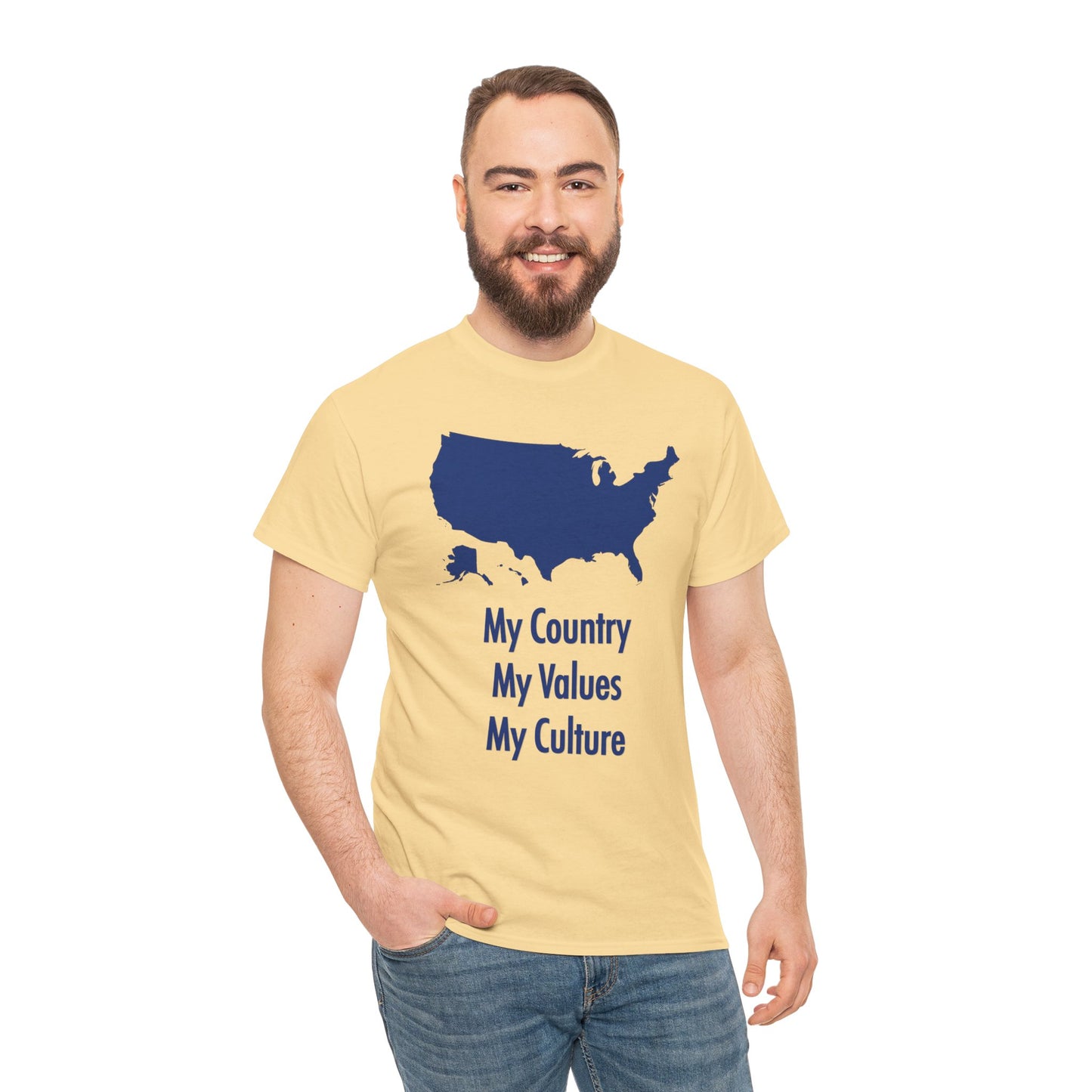 My Country My Values | Patriotic T-Shirt for Proud Americans