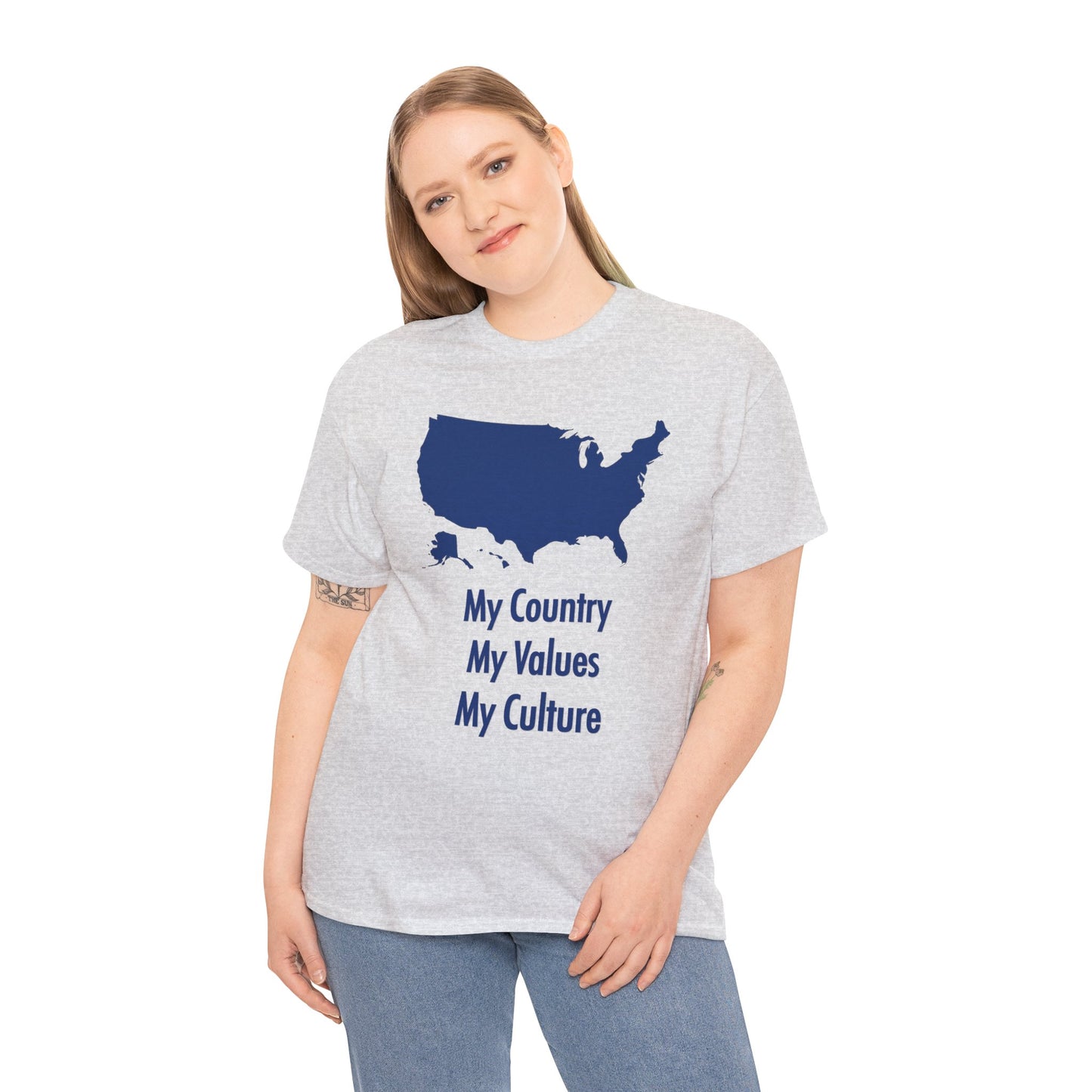 My Country My Values | Patriotic T-Shirt for Proud Americans