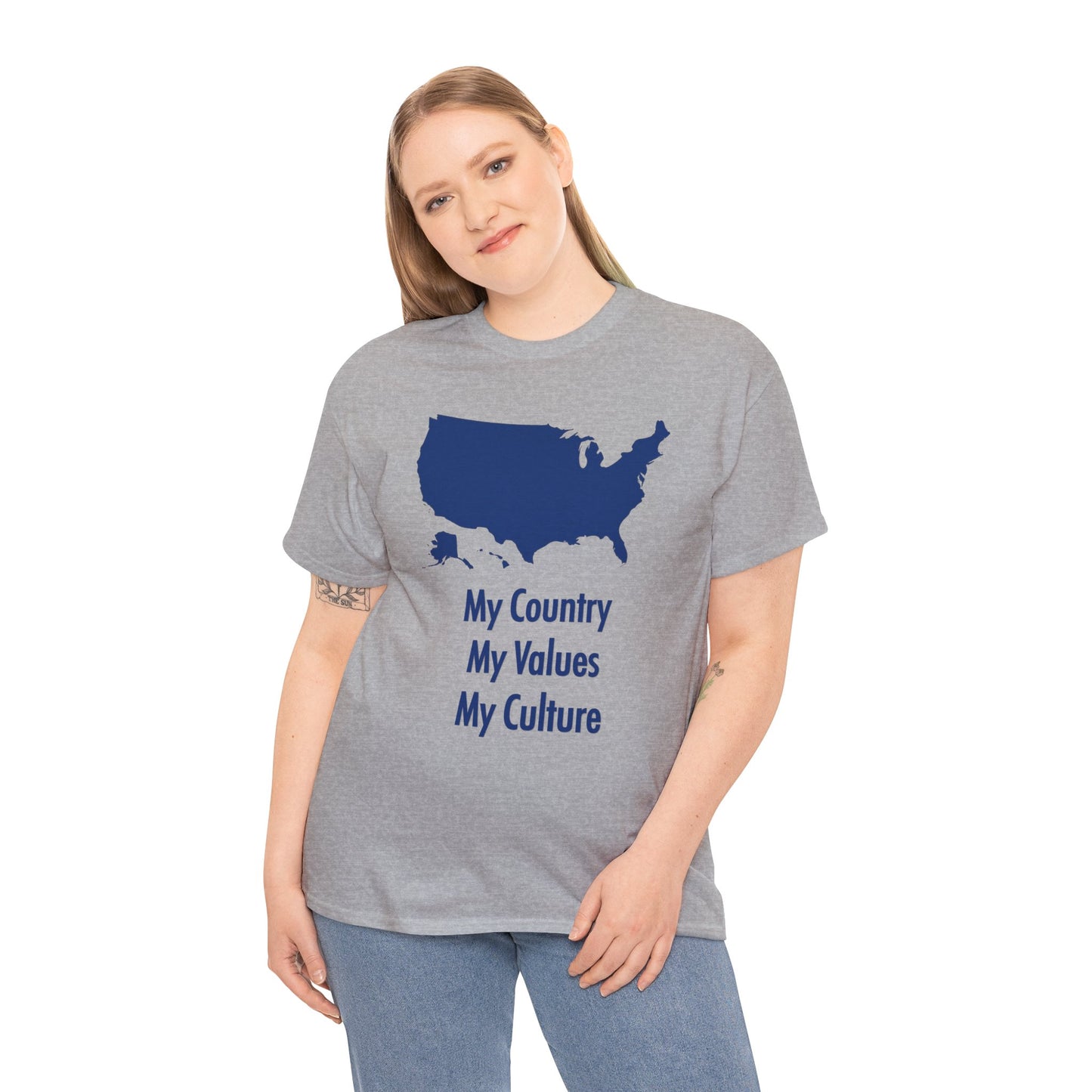 My Country My Values | Patriotic T-Shirt for Proud Americans