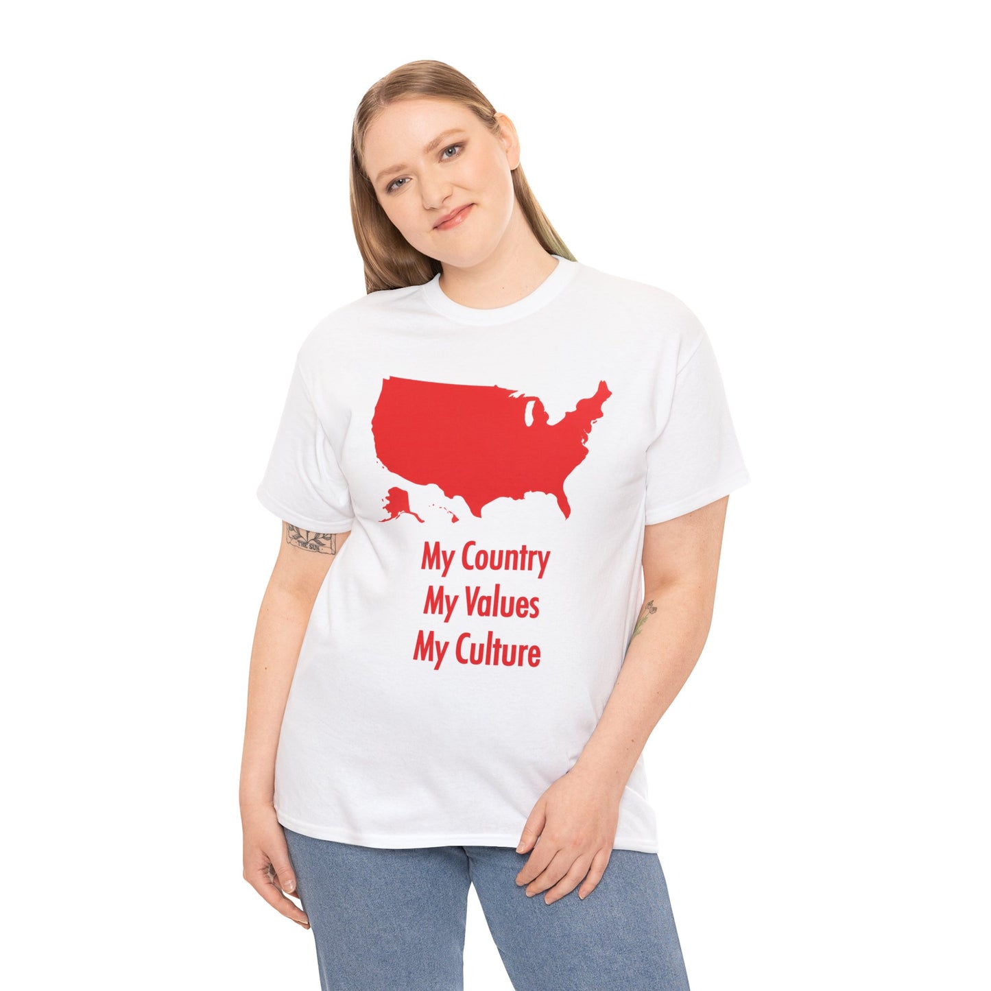 My Country My Values | Patriotic T-Shirt for Proud Americans