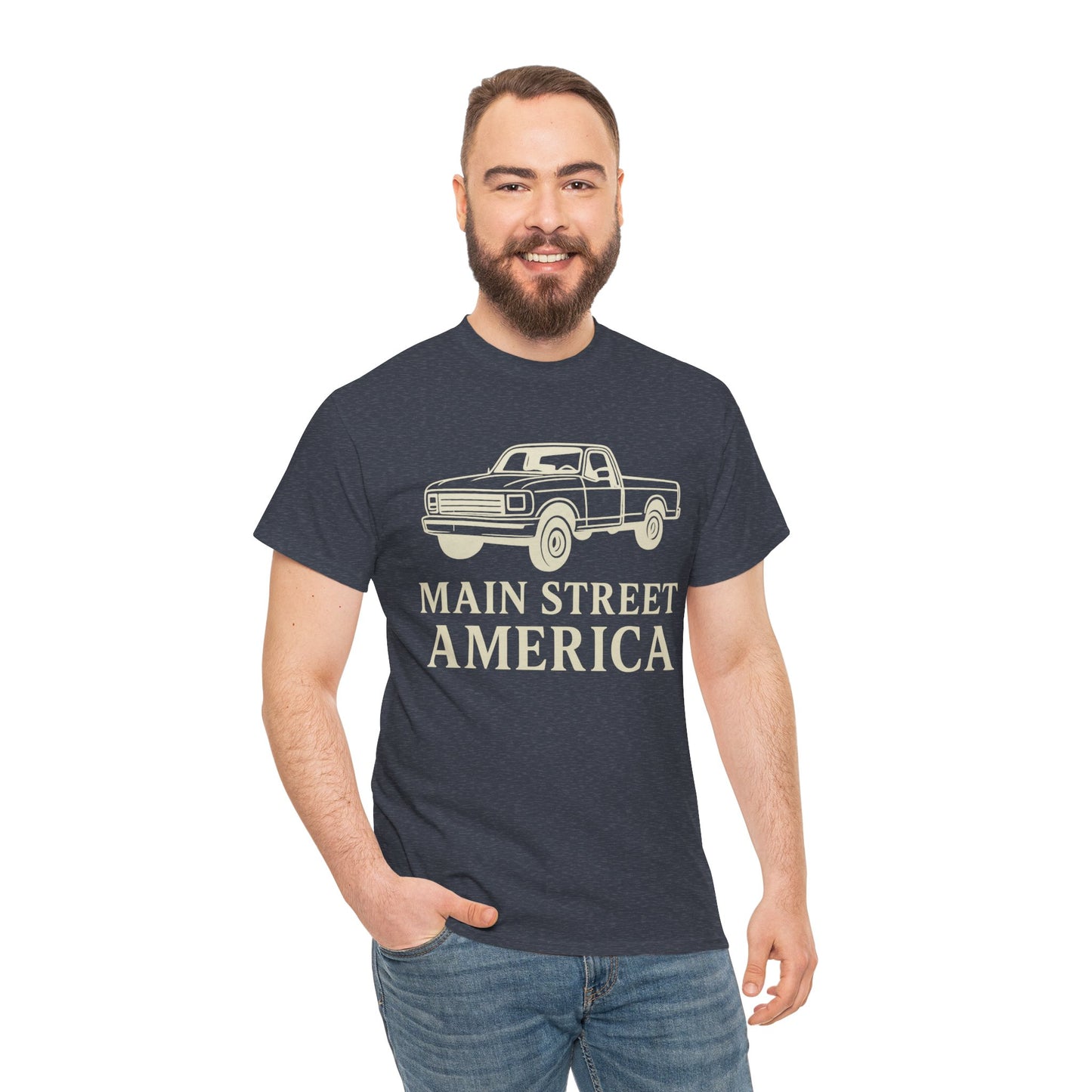 Main Street America T-Shirt – Vintage Truck Design
