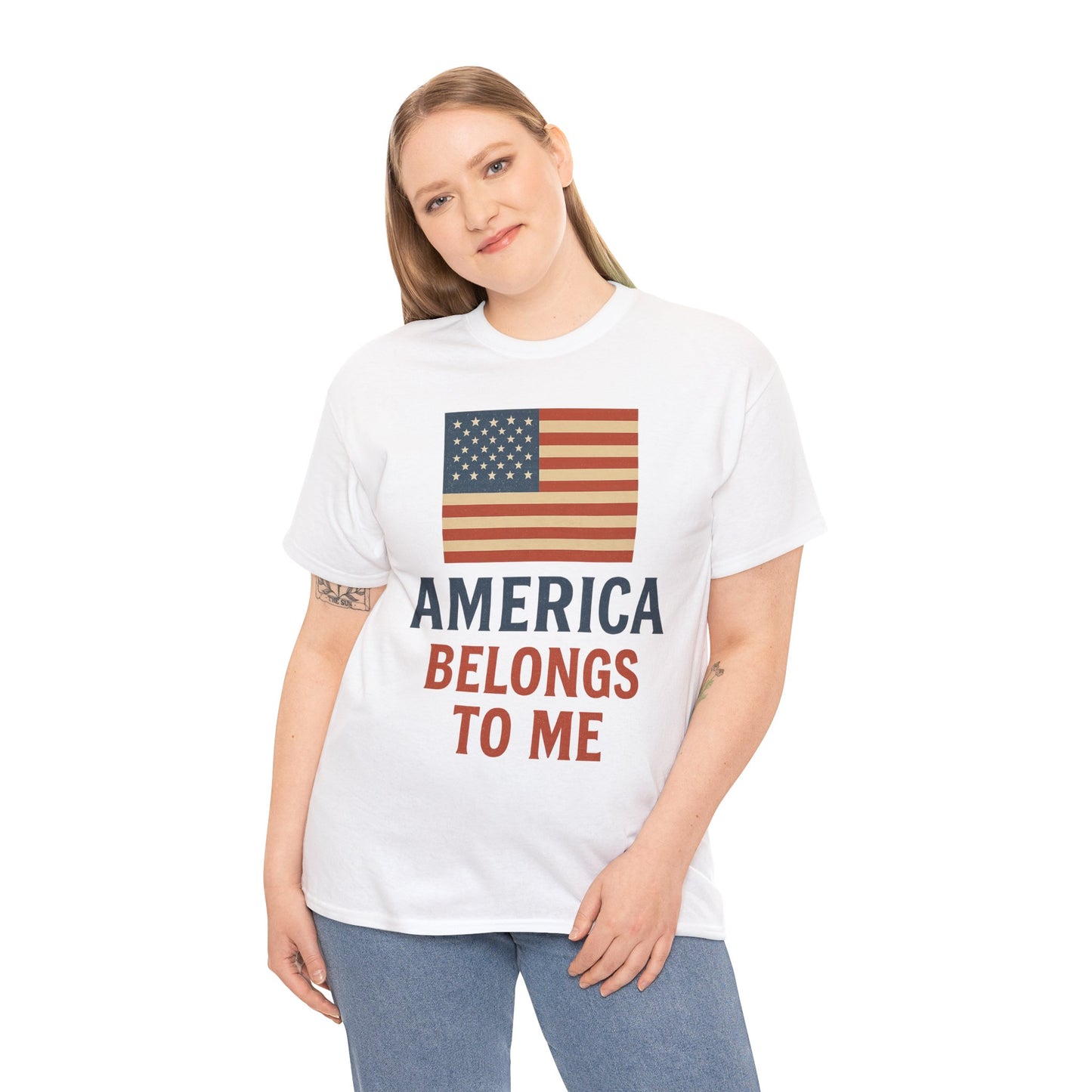 America Belongs to Me | Patriotic T-Shirt for Proud Americans