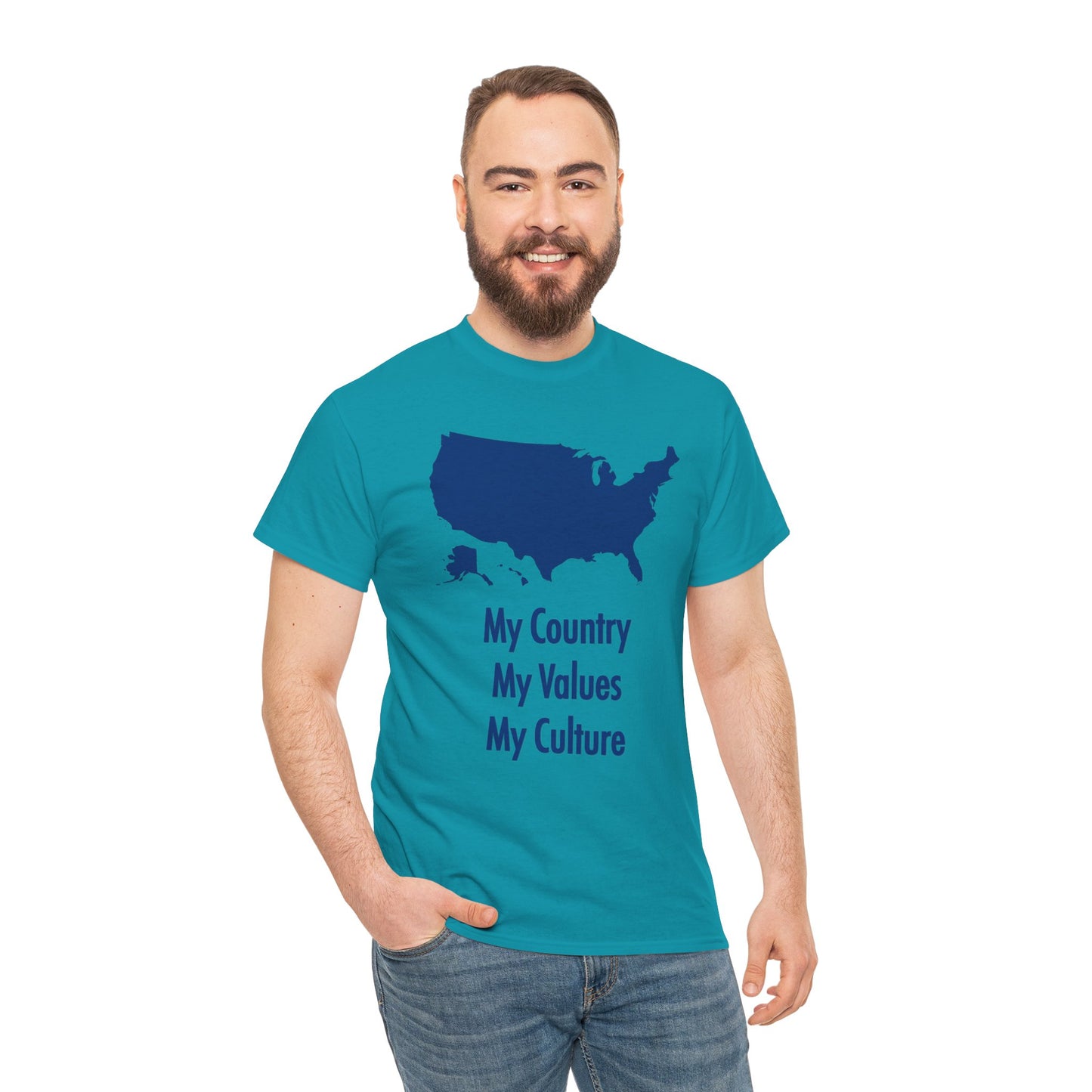 My Country My Values | Patriotic T-Shirt for Proud Americans