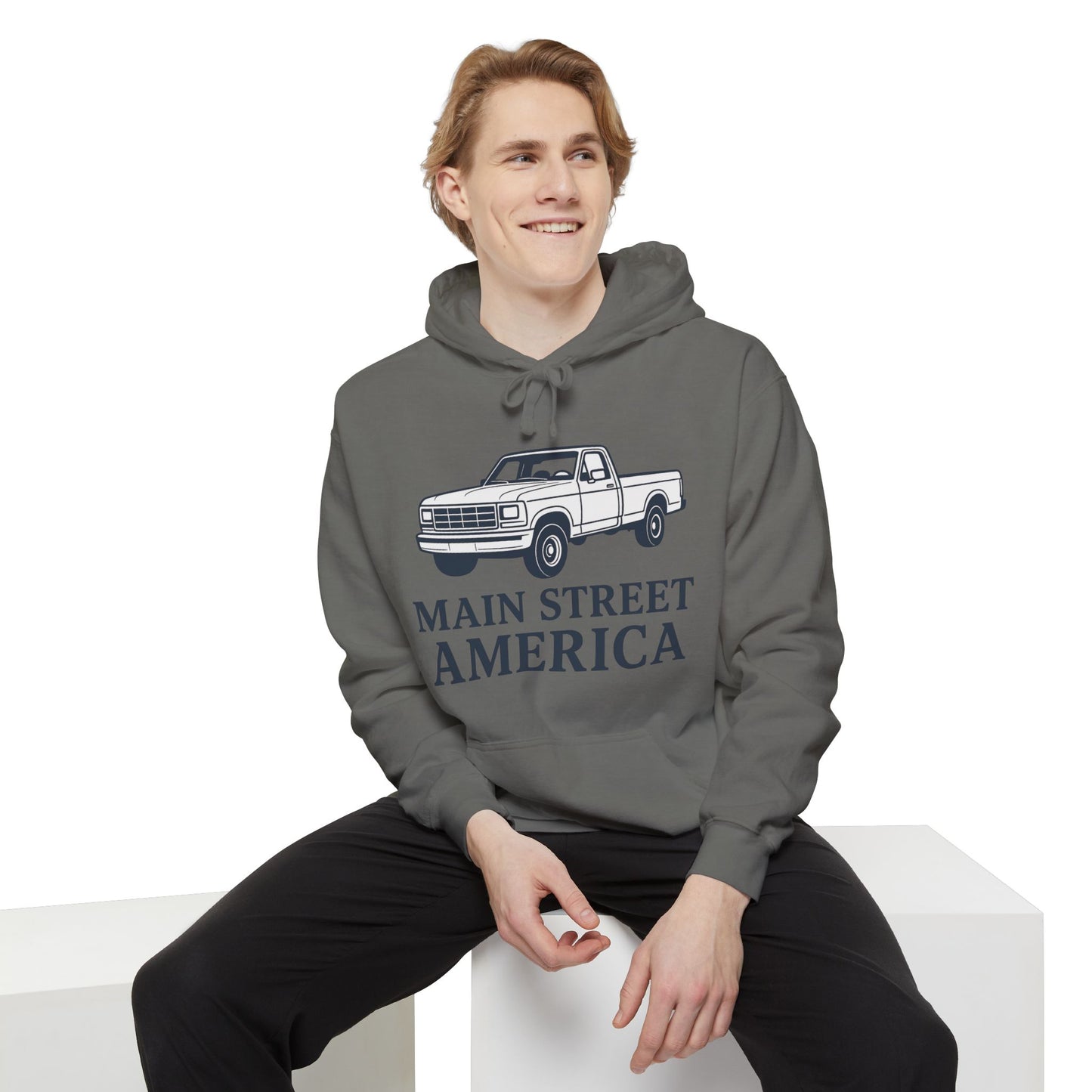 Main Street America Hoodies – Vintage Truck Design