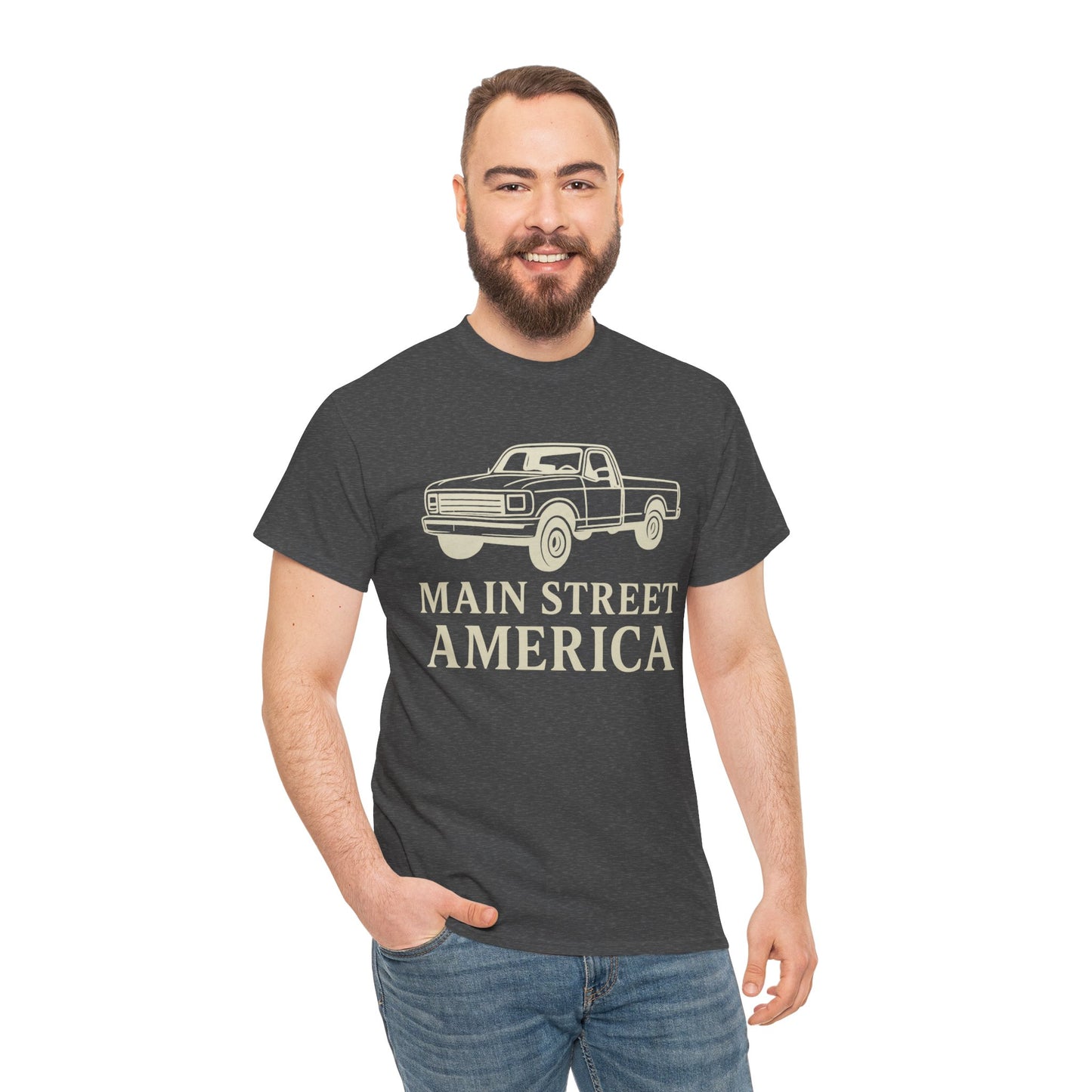 Main Street America T-Shirt – Vintage Truck Design