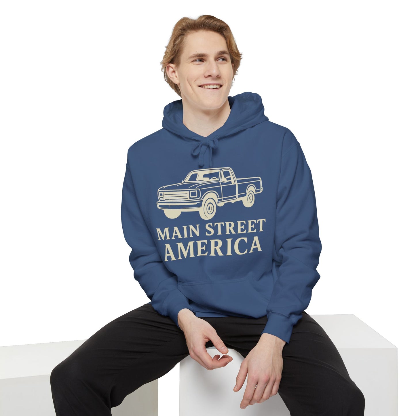 Main Street America Hoodies – Vintage Truck Design