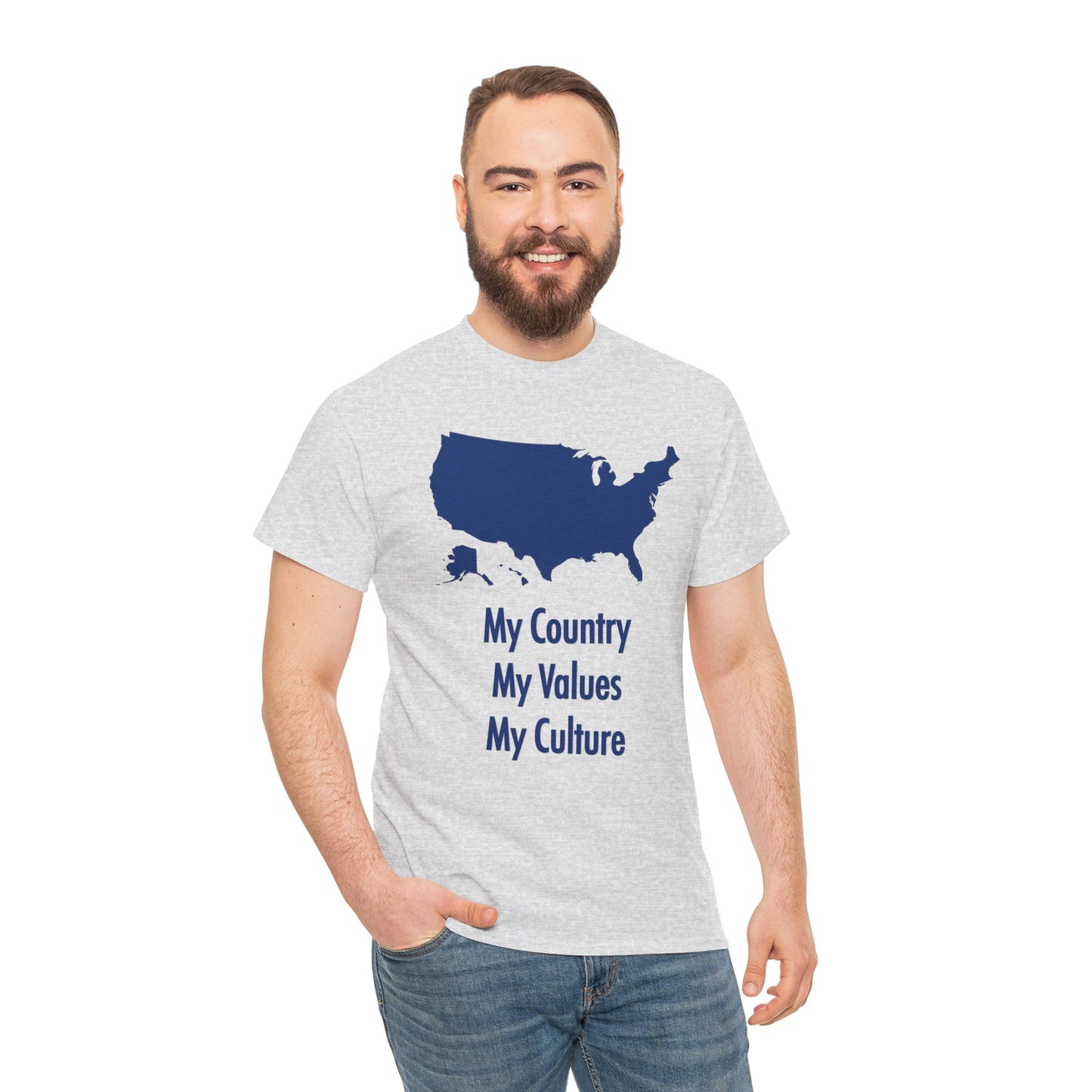 My Country My Values | Patriotic T-Shirt for Proud Americans