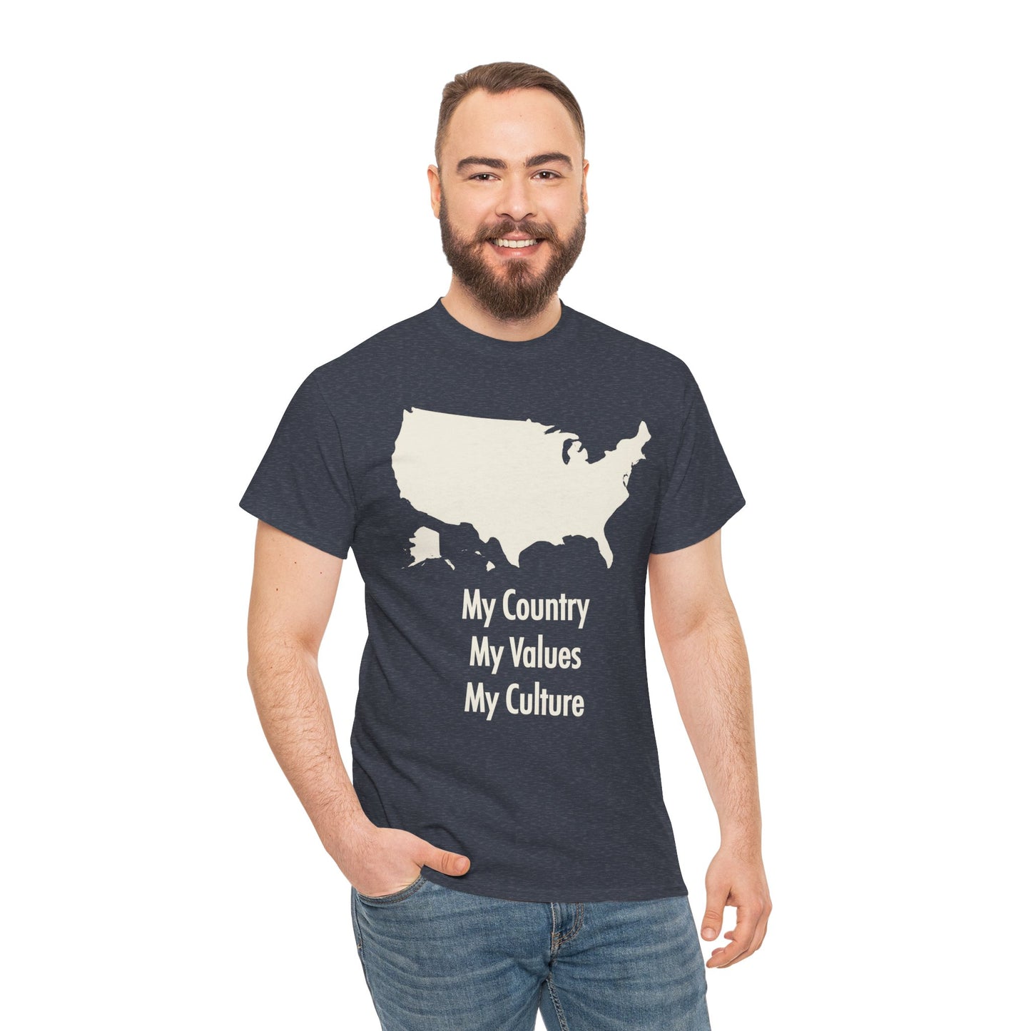 My Country My Values | Patriotic T-Shirt for Proud Americans