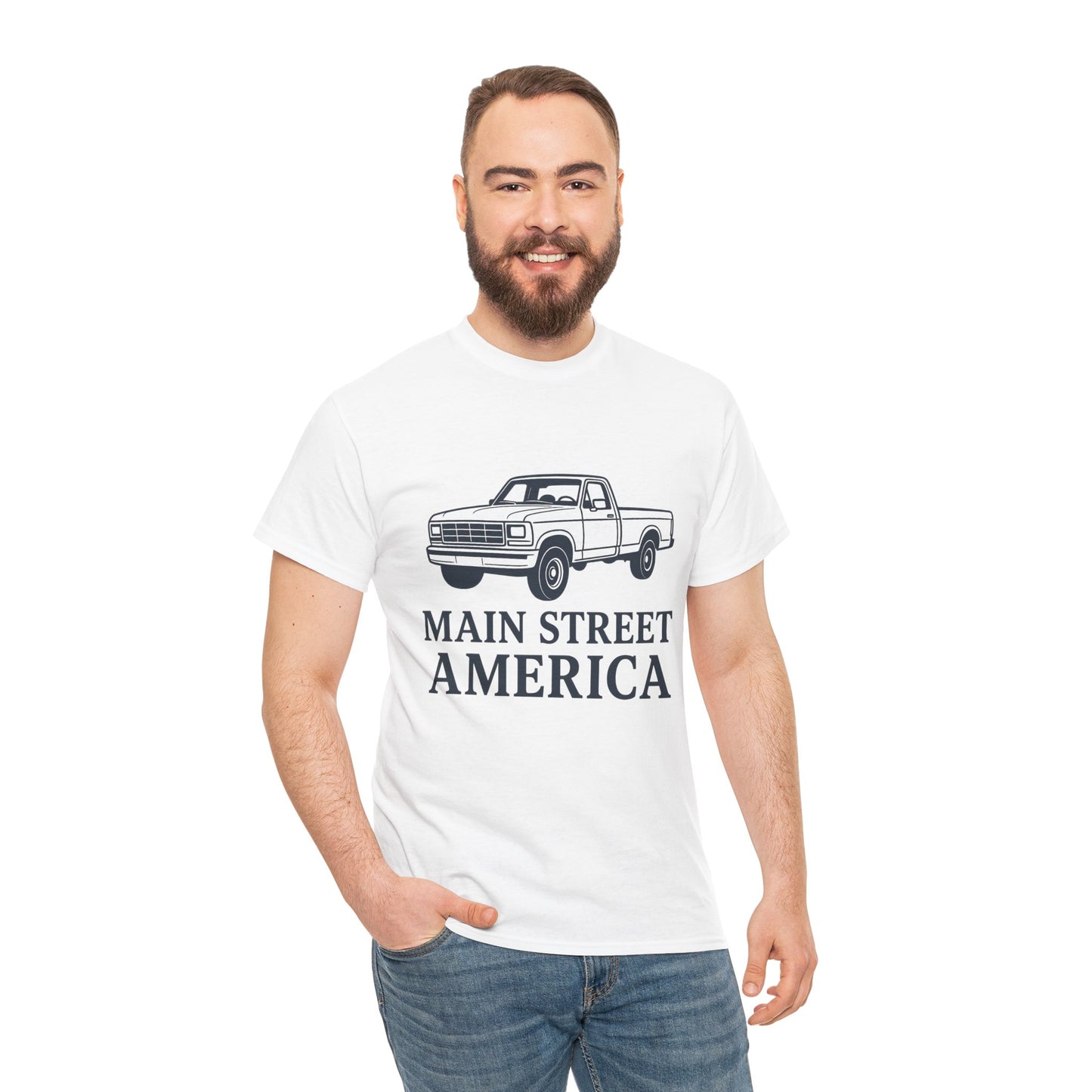 Main Street America T-Shirt – Vintage Truck Design